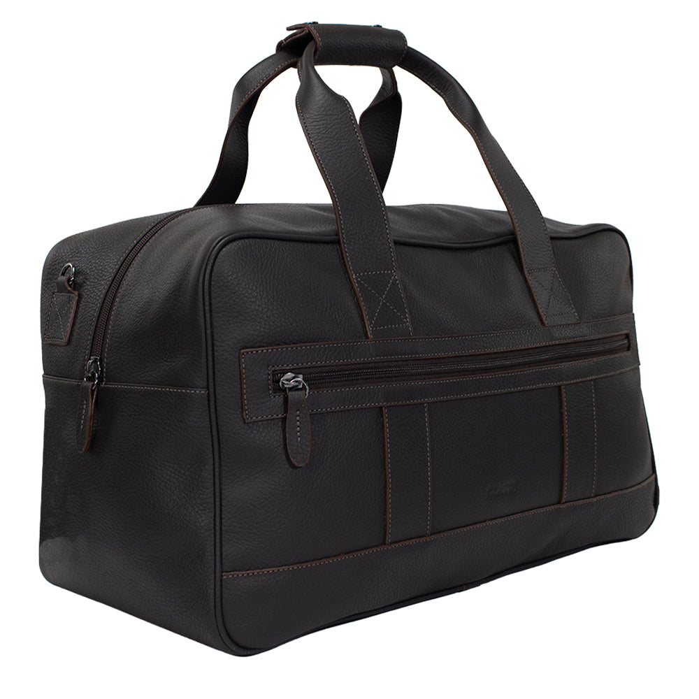 Bolsa de Couro Grande Masculina Adventure - Café