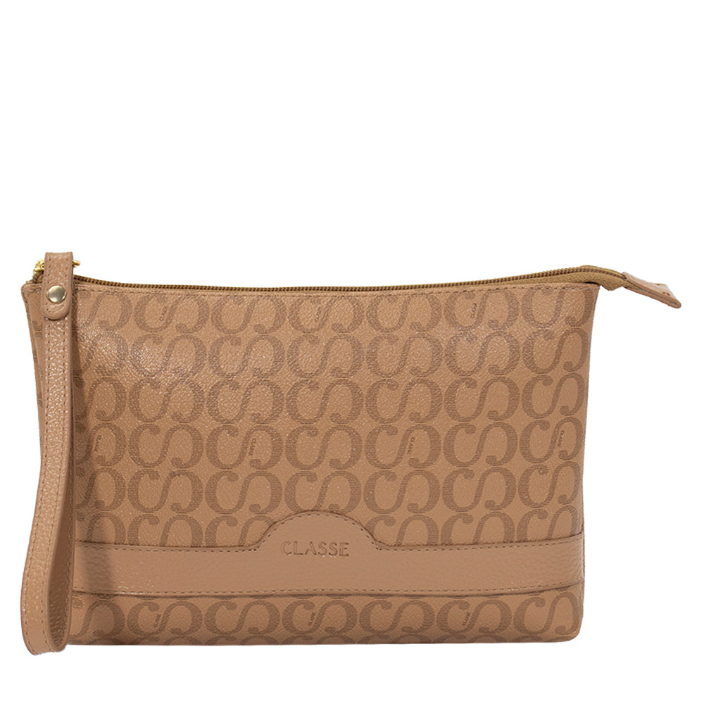 Nécessaire Feminina Canvas - Marrom