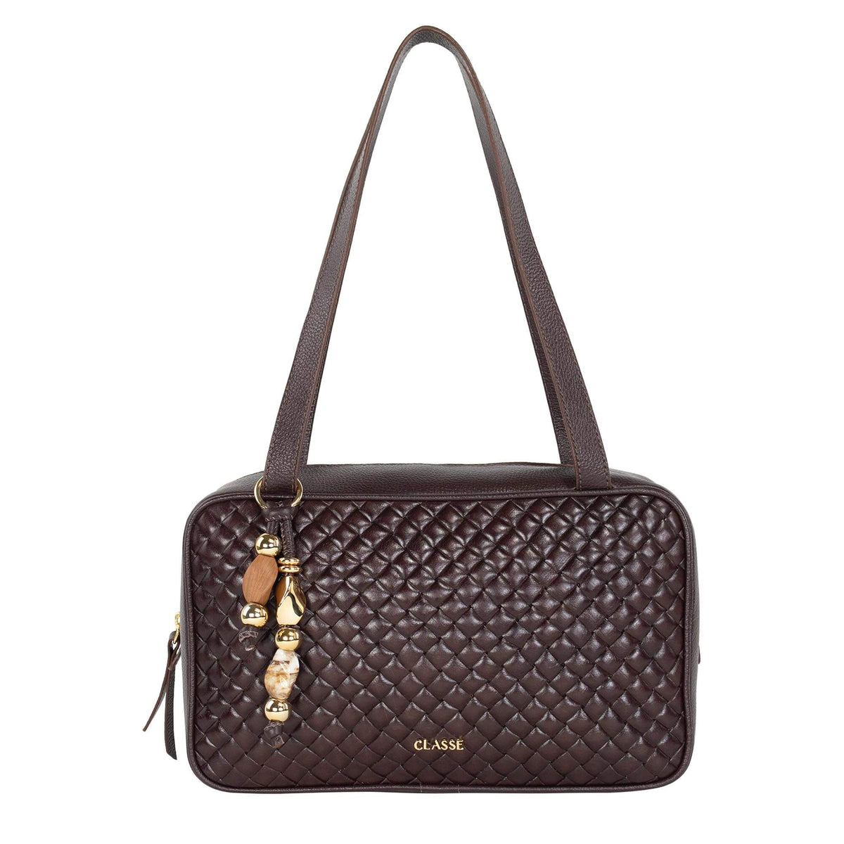 Bolsa Camera Bag de Couro Tramado - Bond