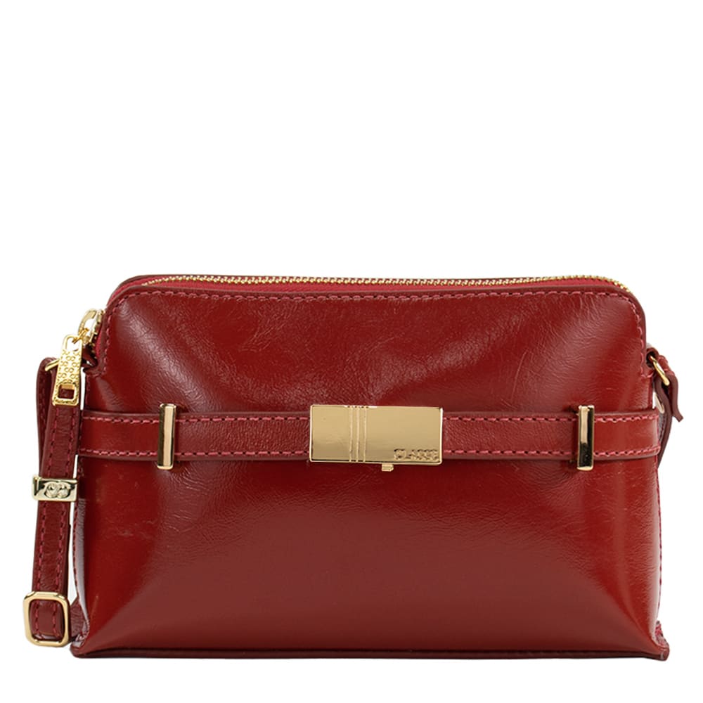 Bolsa de Couro Crossbody Jade - Laca