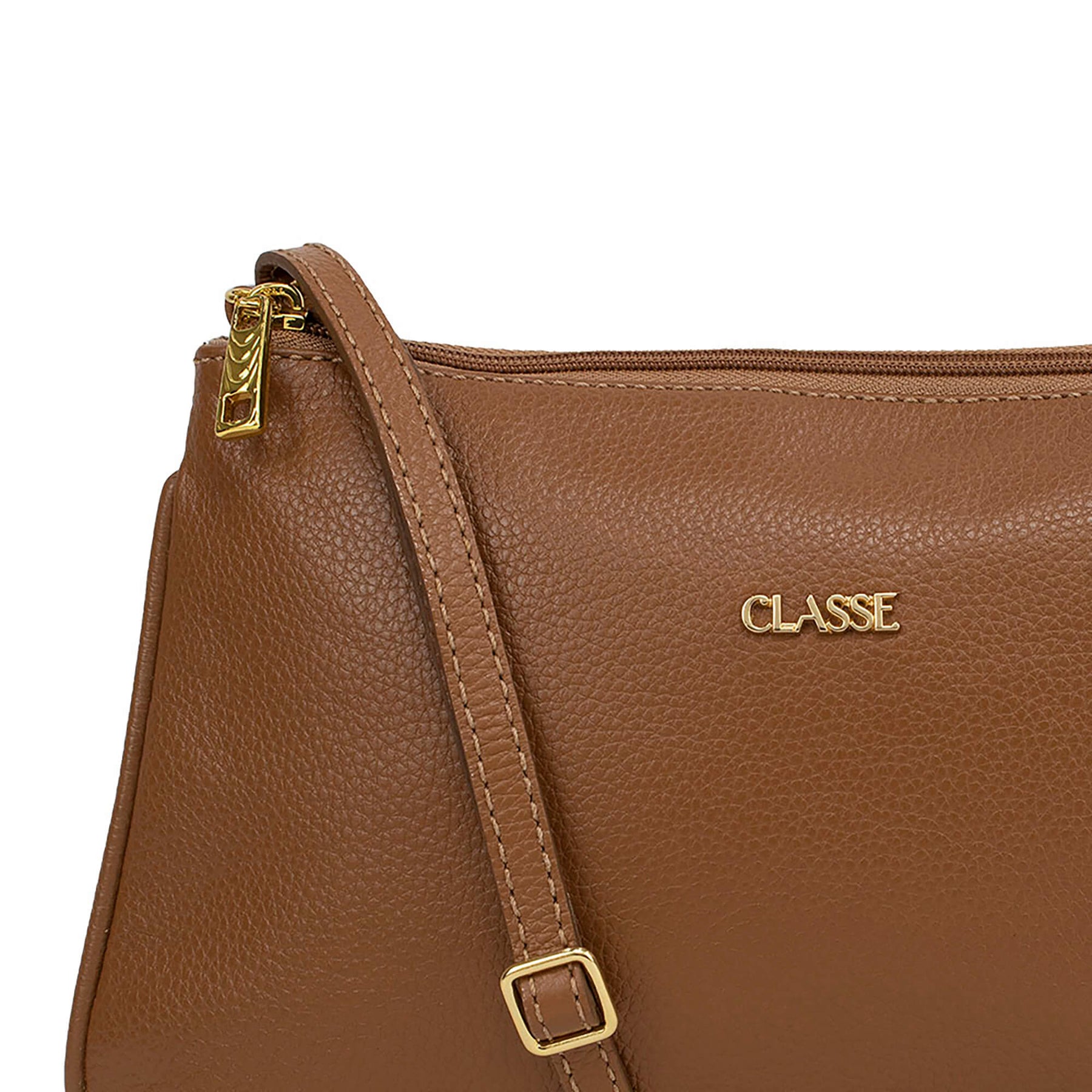 Bolsa de Couro Crossbody Maria - Nocciola