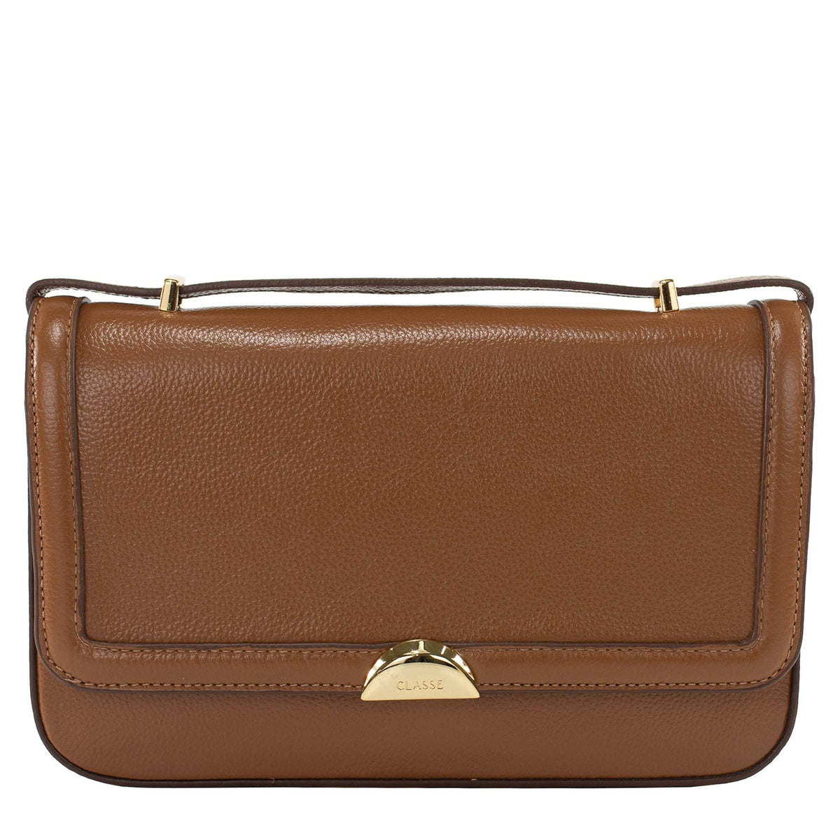 Bolsa de Couro Tiracolo Lídia - Nocciola