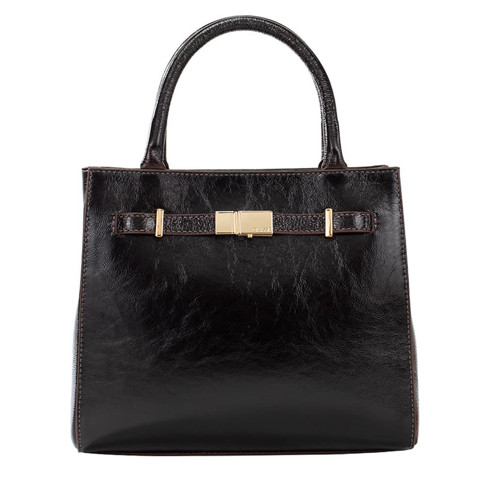 Bolsa de Couro Tote Jade - Andaluz Chocolate