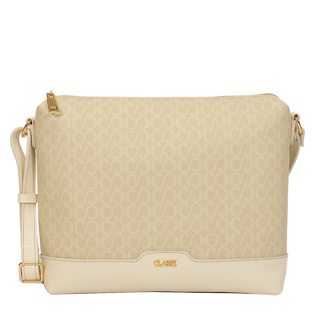 Bolsa Feminina Canvas Crossbody Helo - Off White