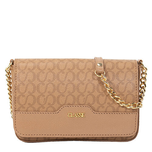 Bolsa Feminina Canvas Tiracolo Helo - Tan