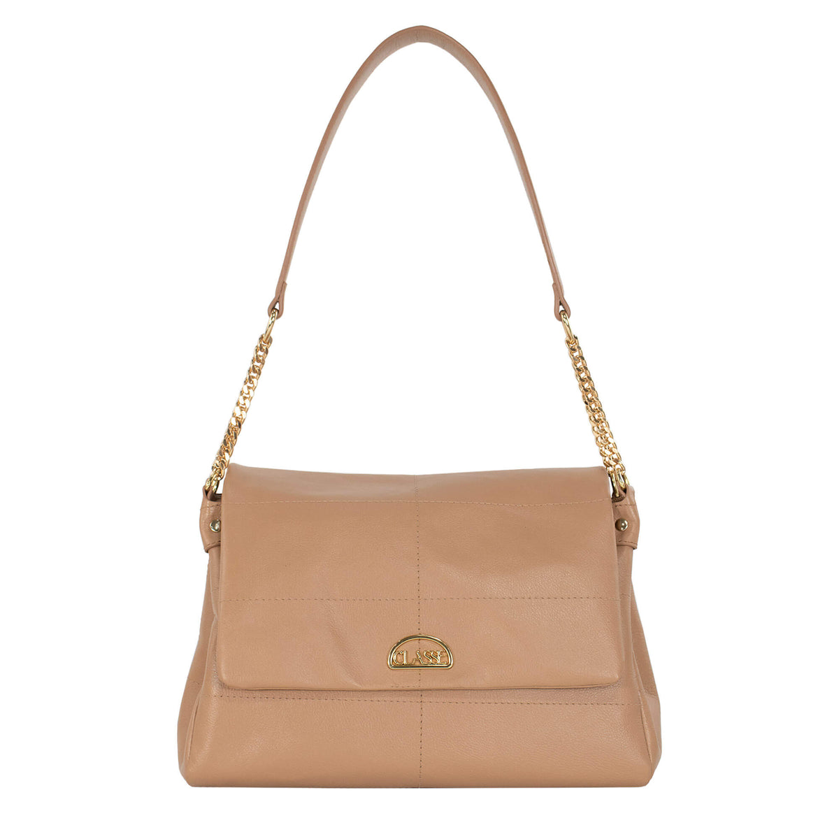 Bolsa Tiracolo de Couro - Bruné