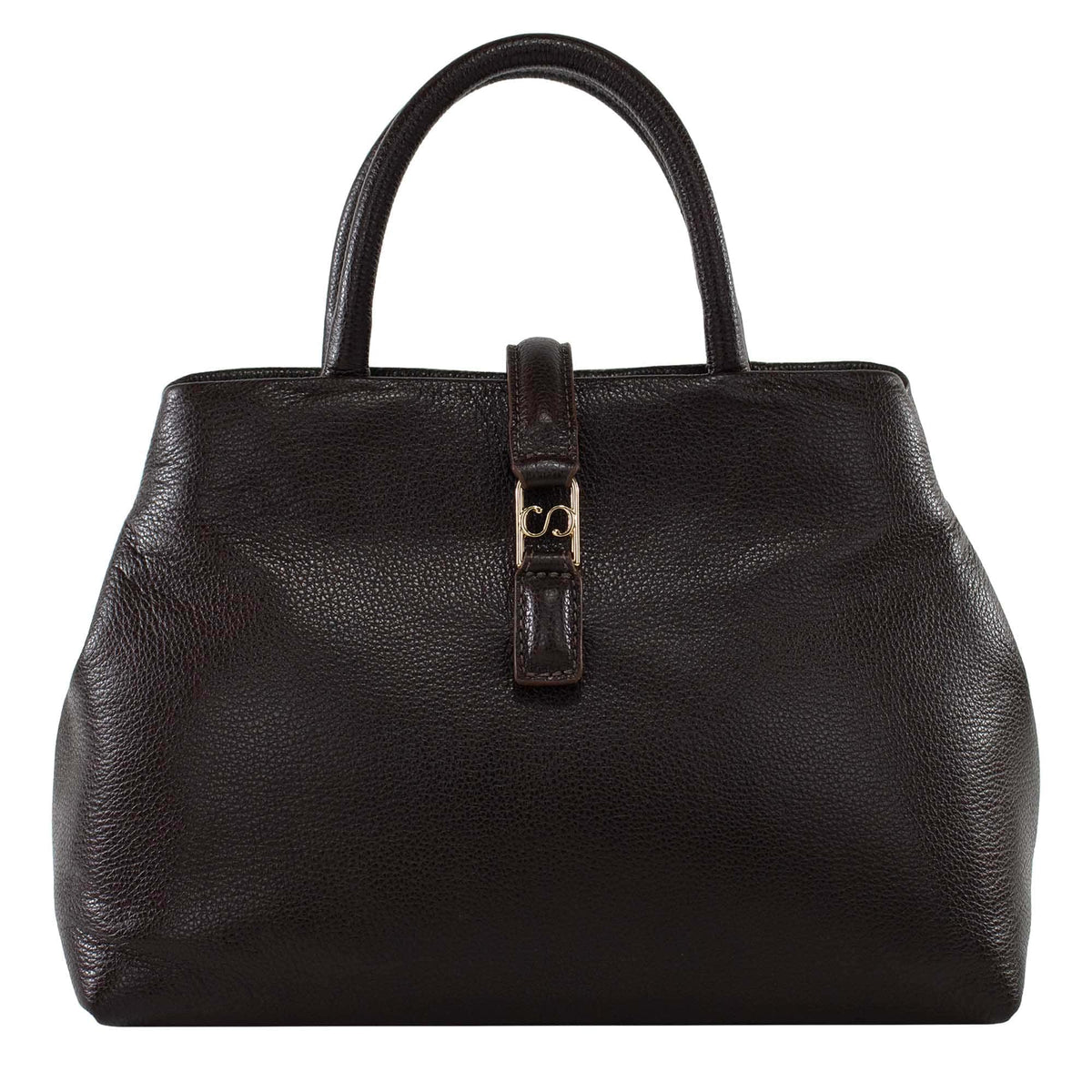 Bolsa Tote de Couro Liéri - Chocolate