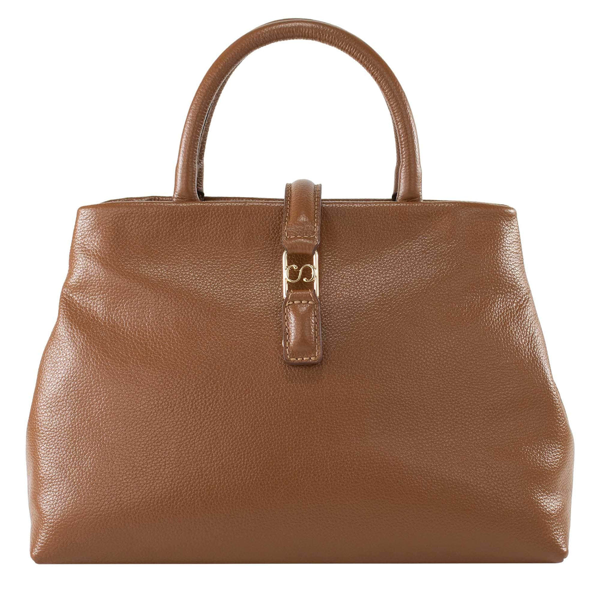 Bolsa Tote de Couro Liéri - Nocciola