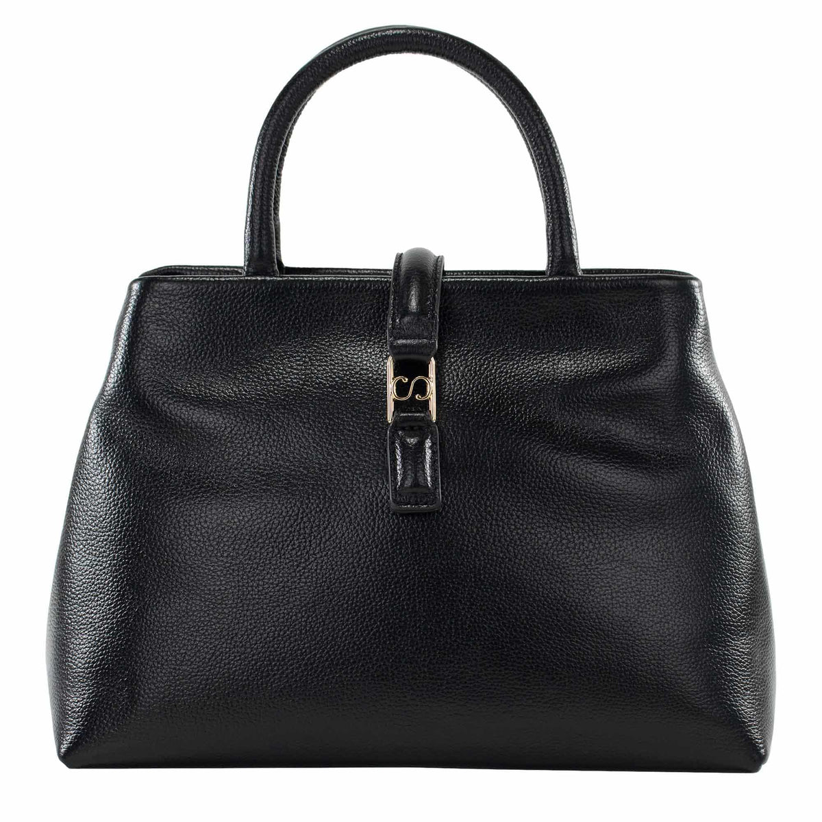 Bolsa Tote de Couro Liéri - Preto
