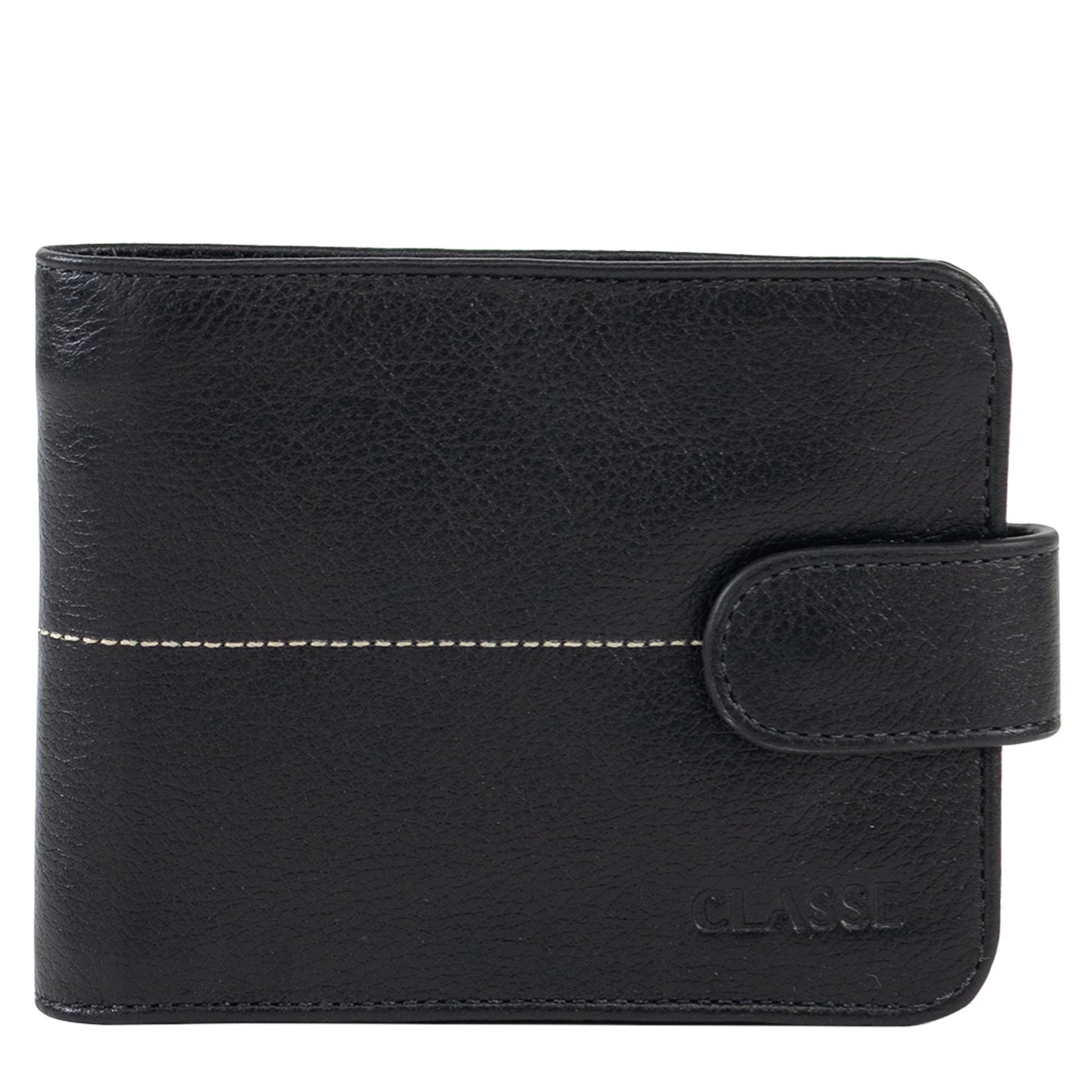 Carteira de Couro Masculina CB Social com Botão