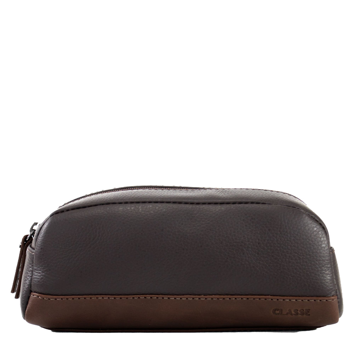 Necessaire de Couro Masculina com Forro Impermeável