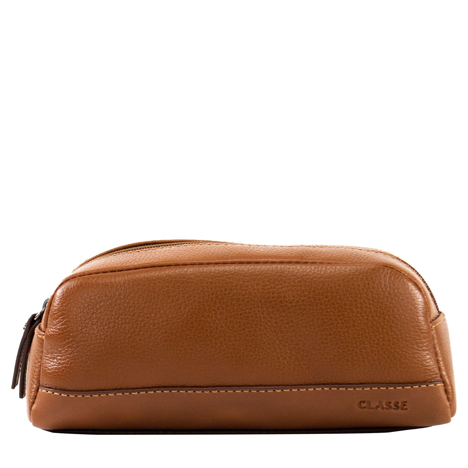 Necessaire de Couro Masculina com Forro Impermeável