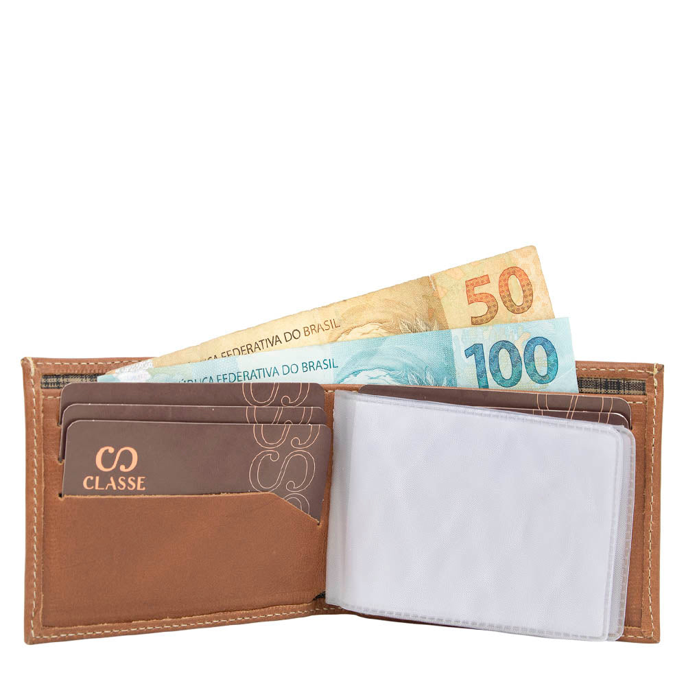 Carteira Masculina Slim de Couro