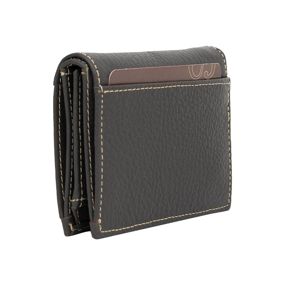 Carteira Masculina de Couro Casual