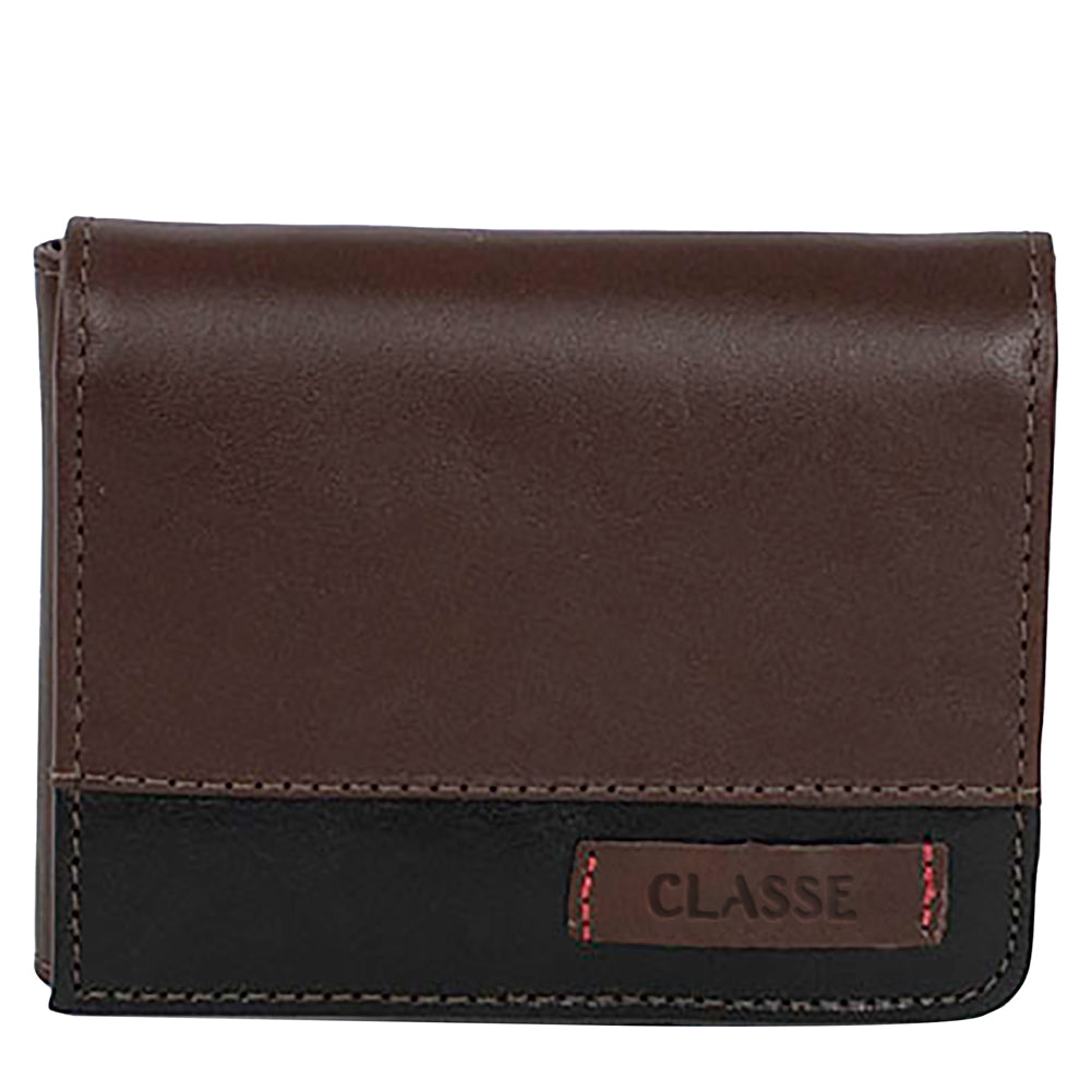 Carteira Masculina Casual de Couro