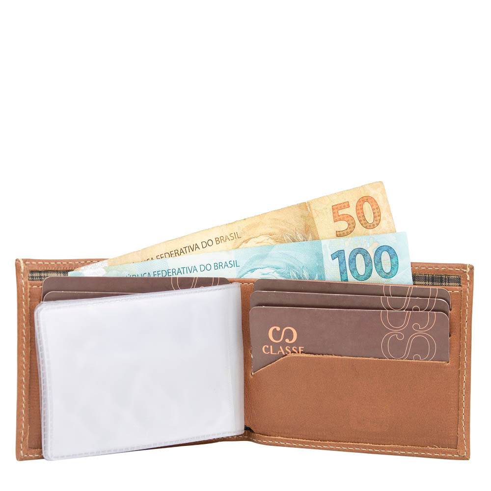 Carteira Masculina Slim de Couro