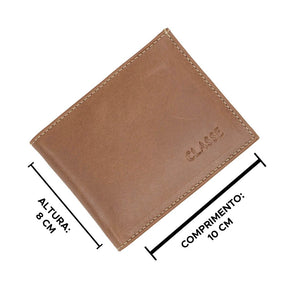 Carteira Masculina Slim de Couro