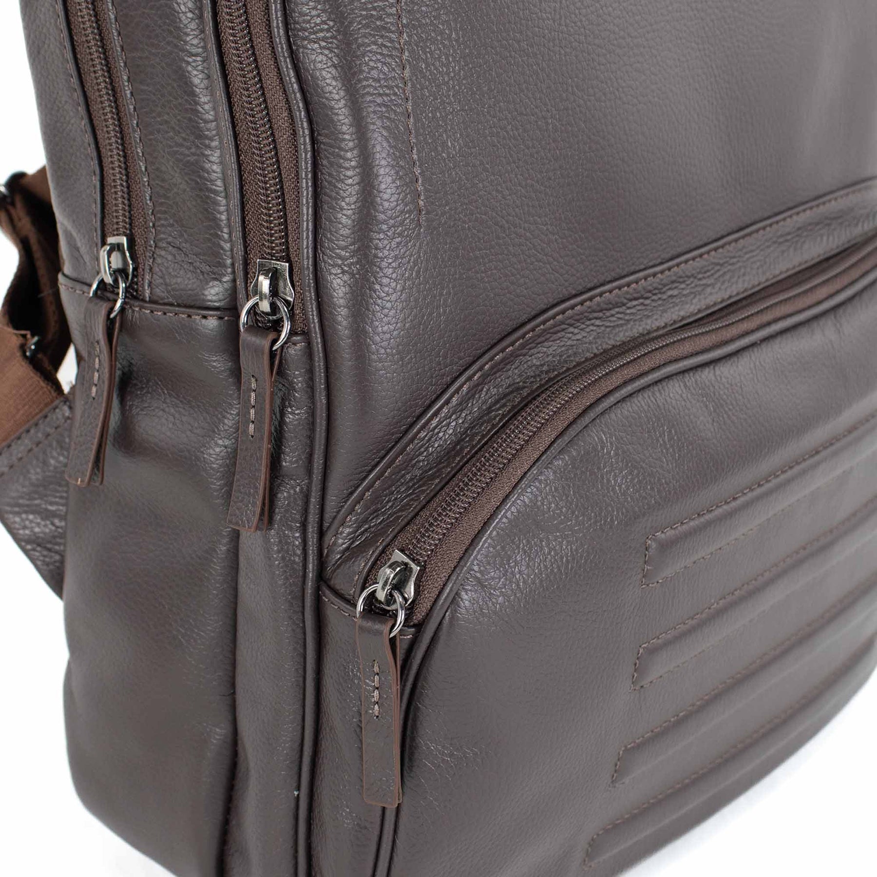 Mochila de Couro Masculina - Office