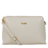 Bolsa Crossbody de Couro Bowling - Off-White