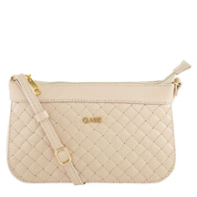Bolsa Crossbody de Couro Dani - Tramado Creme