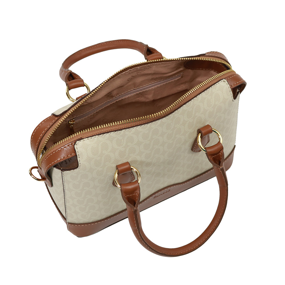 Bolsa Tote Tessa Canvas Creme