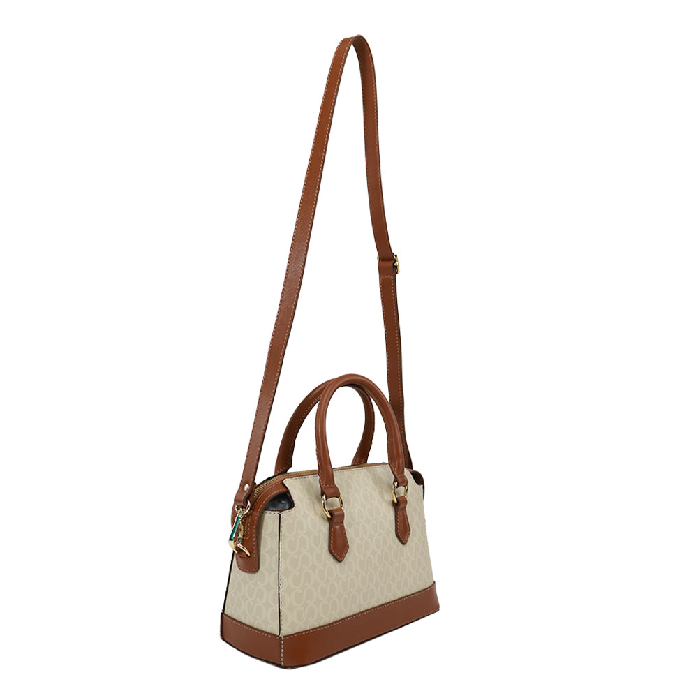 Bolsa Tote Tessa Canvas Creme