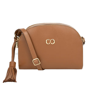 Camera Bag de couro Lila - Nocciola