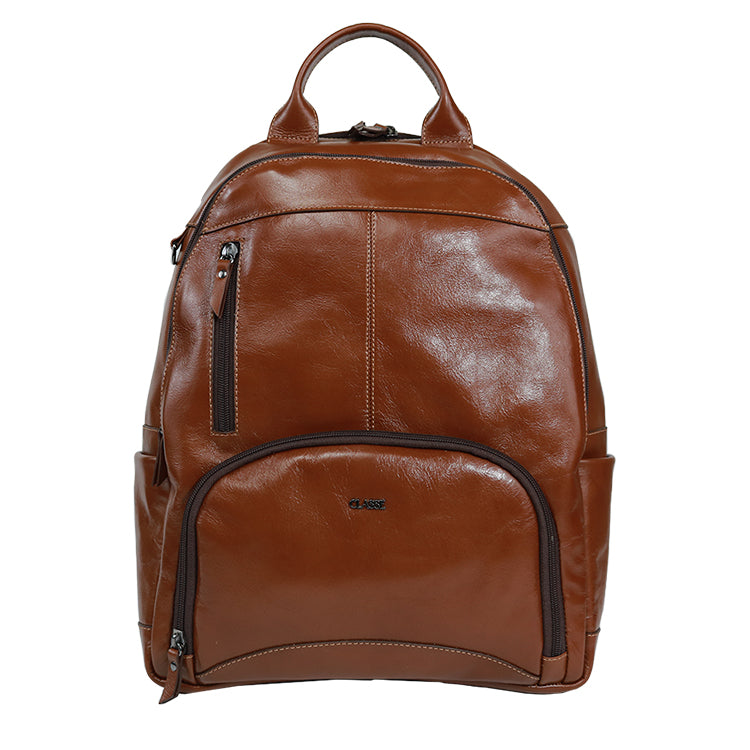 Mochila de Couro Masculina Adventure - Havana