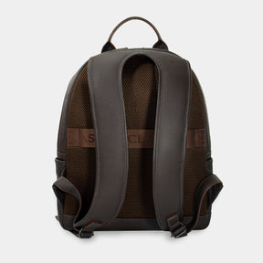 Mochila de Couro Masculina Adventure - Café