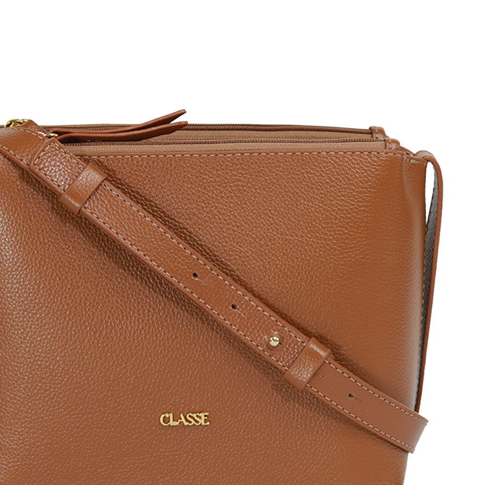 Bolsa Crossbody Couro Liso - Tati