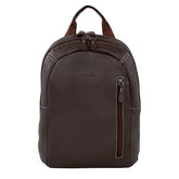 Mochila Masculina de Couro Compact - Café