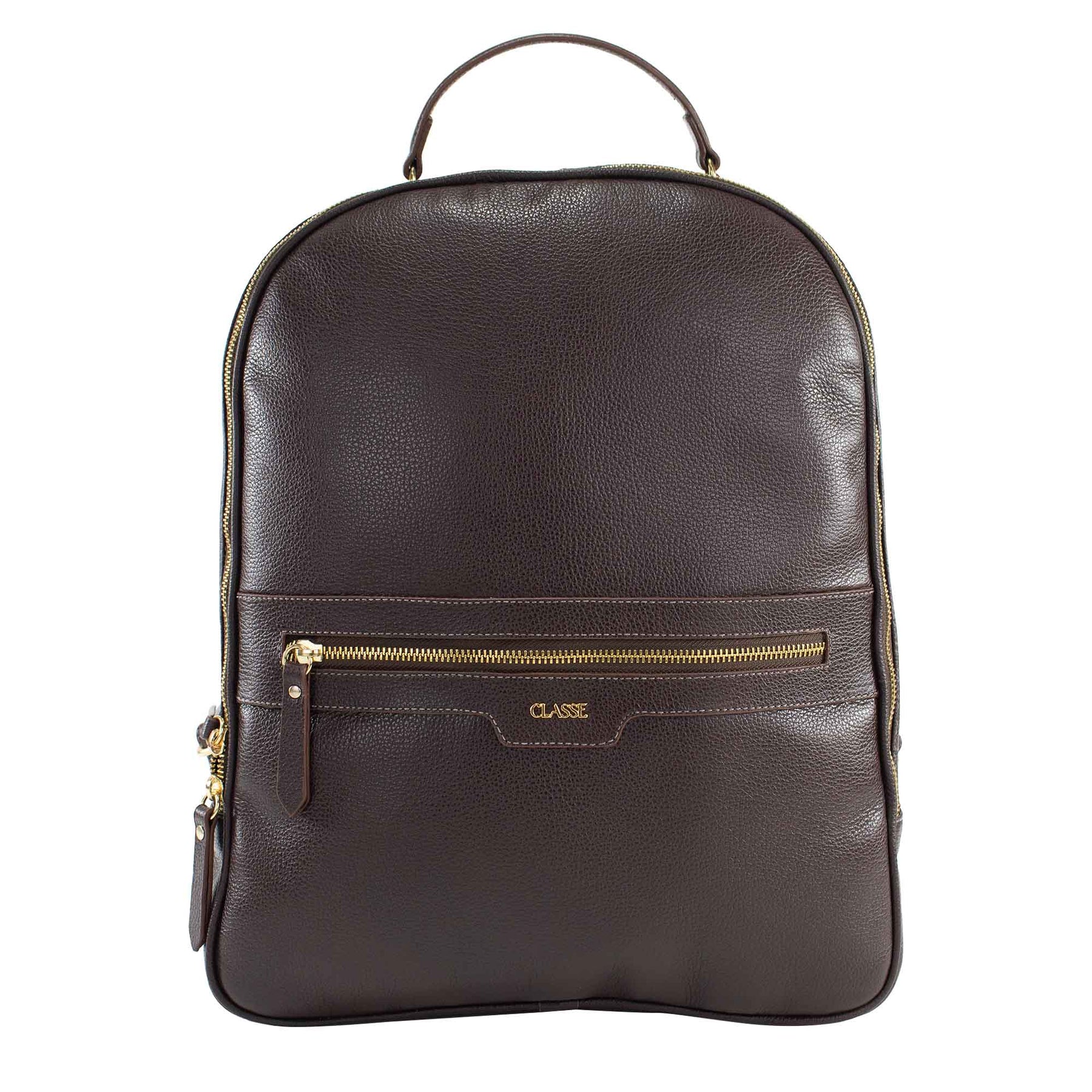 Mochila Feminina de Couro Tiara - Chocolate