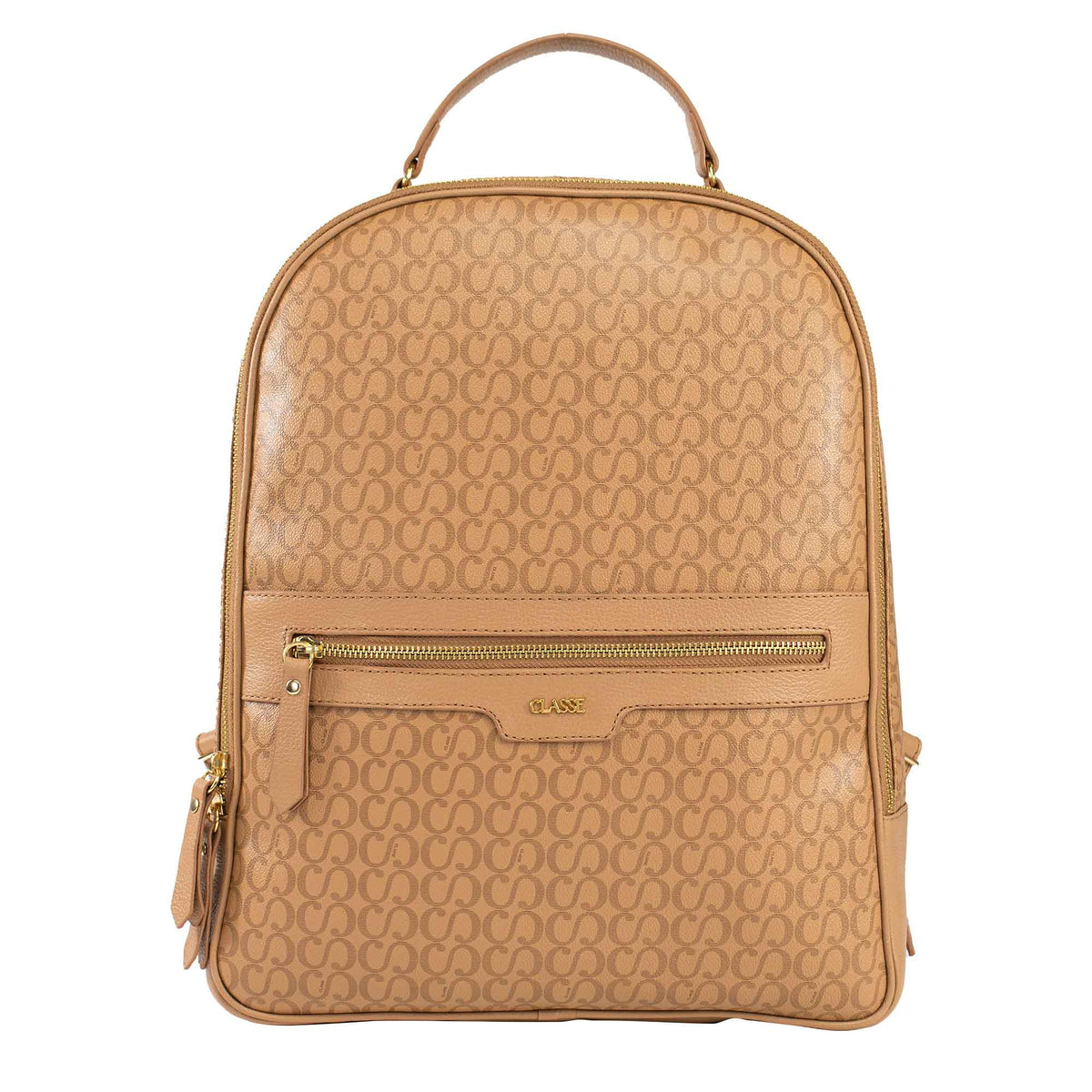 Mochila Feminina Canvas - Tan/Tan
