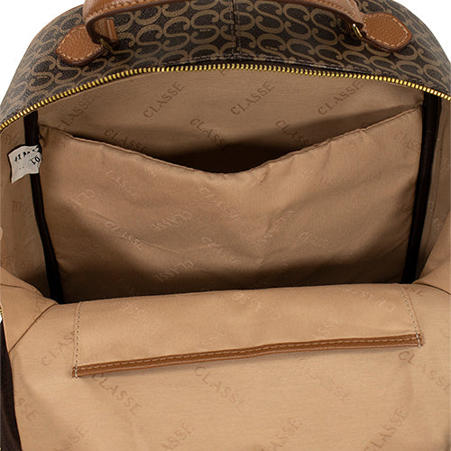 Mochila Feminina Canvas - Marrom/Nocciola