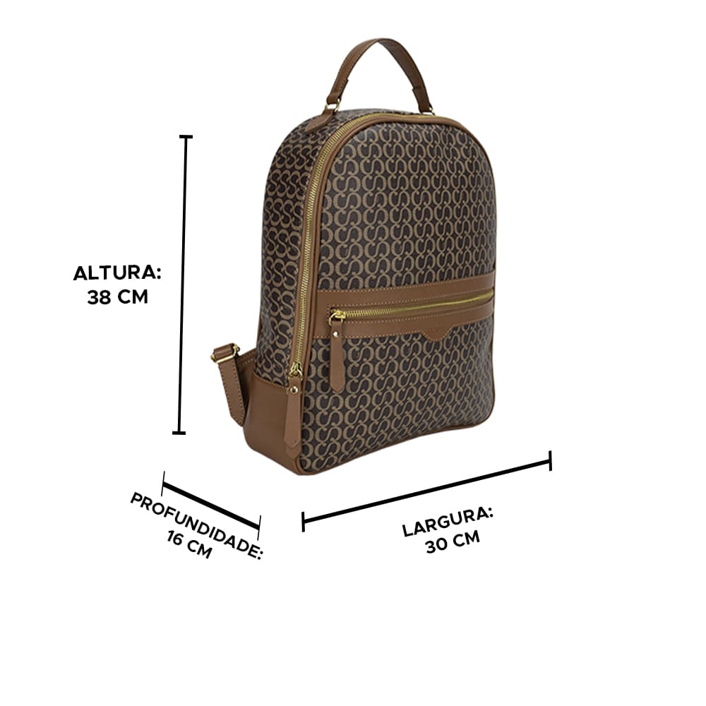 Mochila Feminina Canvas Tiara