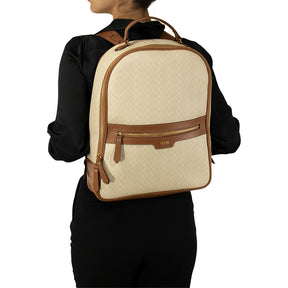 Mochila Feminina Canvas - Creme/Nocciola