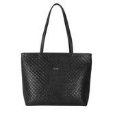 Bolsa Shopping Bag de Couro Tramado - Bárbara