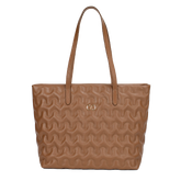 Bolsa Shopping Bag Nocciola de Couro Liza