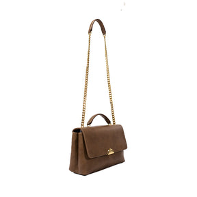 Bolsa de Couro Tiracolo Bag Luma - Confort Sand