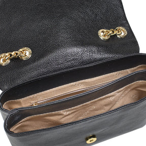 Bolsa de Couro Tiracolo Bag Luma - Preto