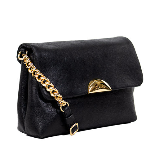 Bolsa de Couro Tiracolo Bag Mini Luma - Confort Preto