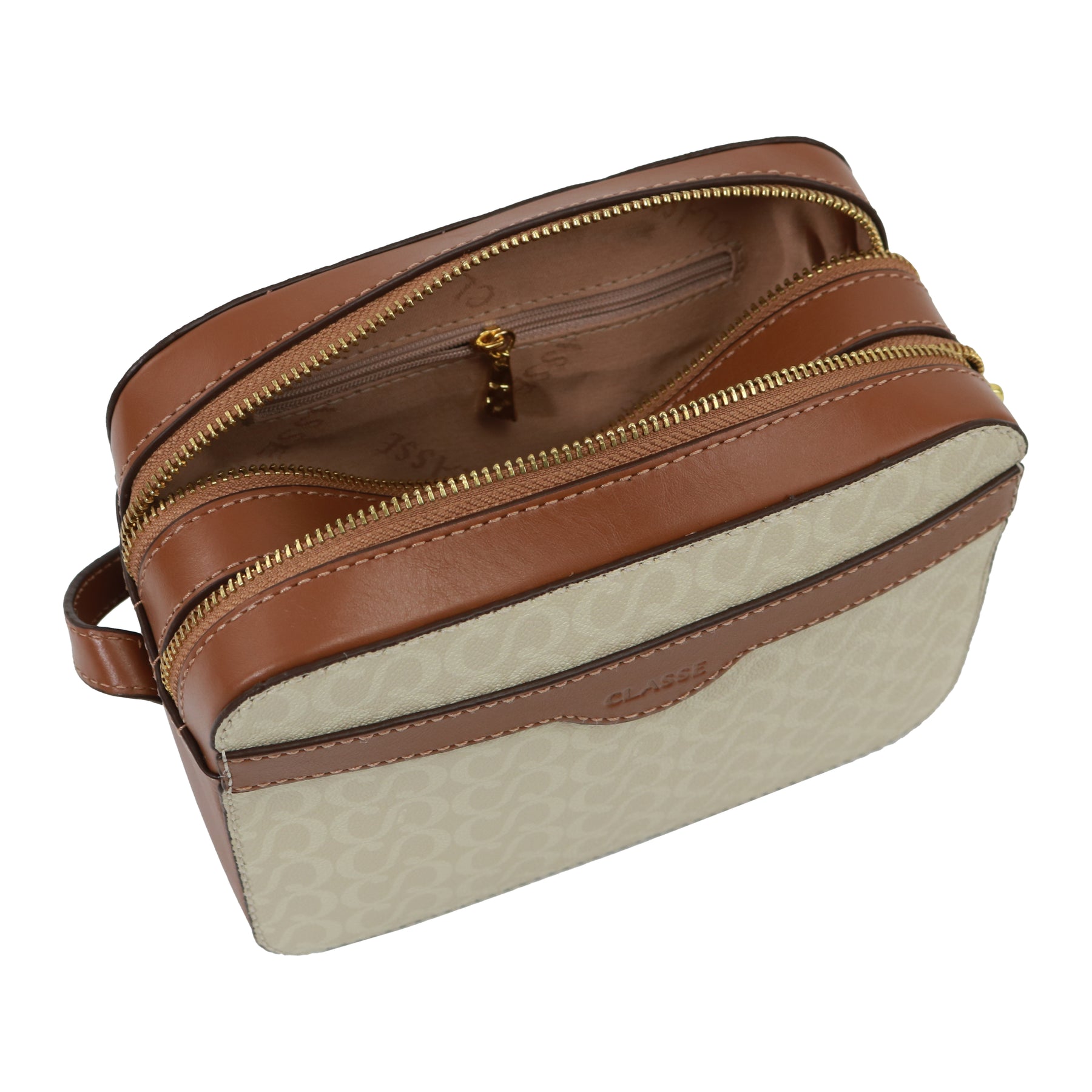 Bolsa Camera Bag Canvas Creme Lizzi