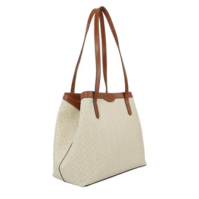 Bolsa Shopping Bag Canvas Creme Olívia