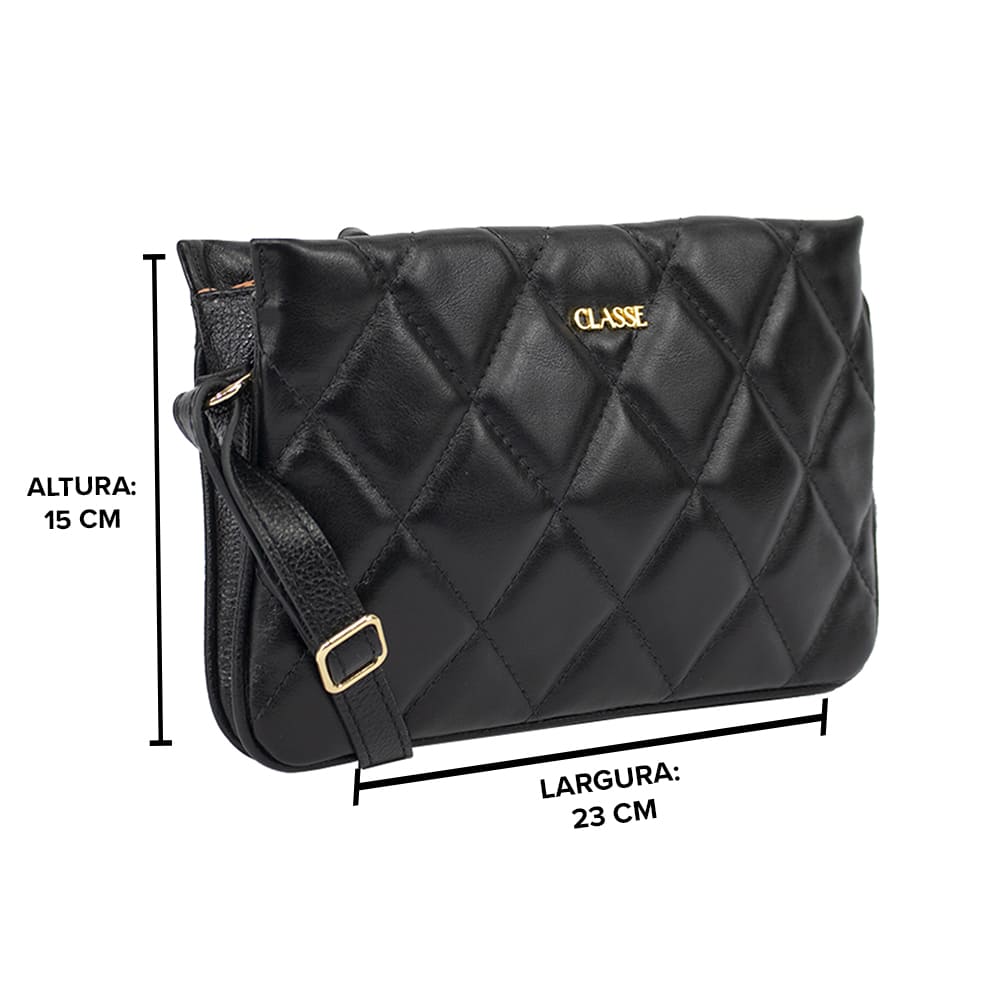 Bolsa Crossbody de Couro Lina