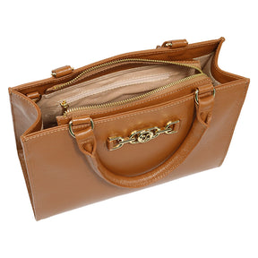 Bolsa de couro Tote Sienna - Nocciola