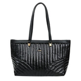 Bolsa de Couro Shopping Bag Eva - Preto