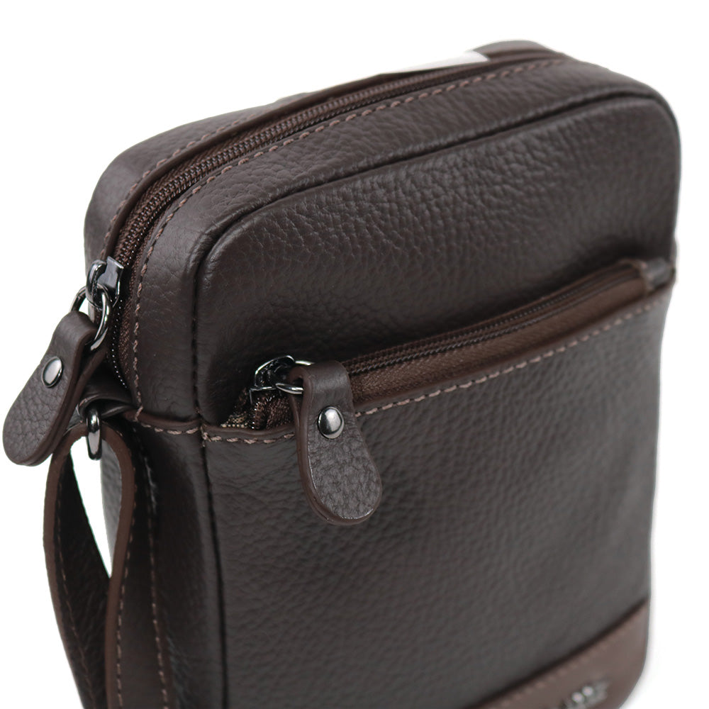 Sholder Bag Masculina de Couro