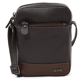 Sholder Bag Masculina de Couro