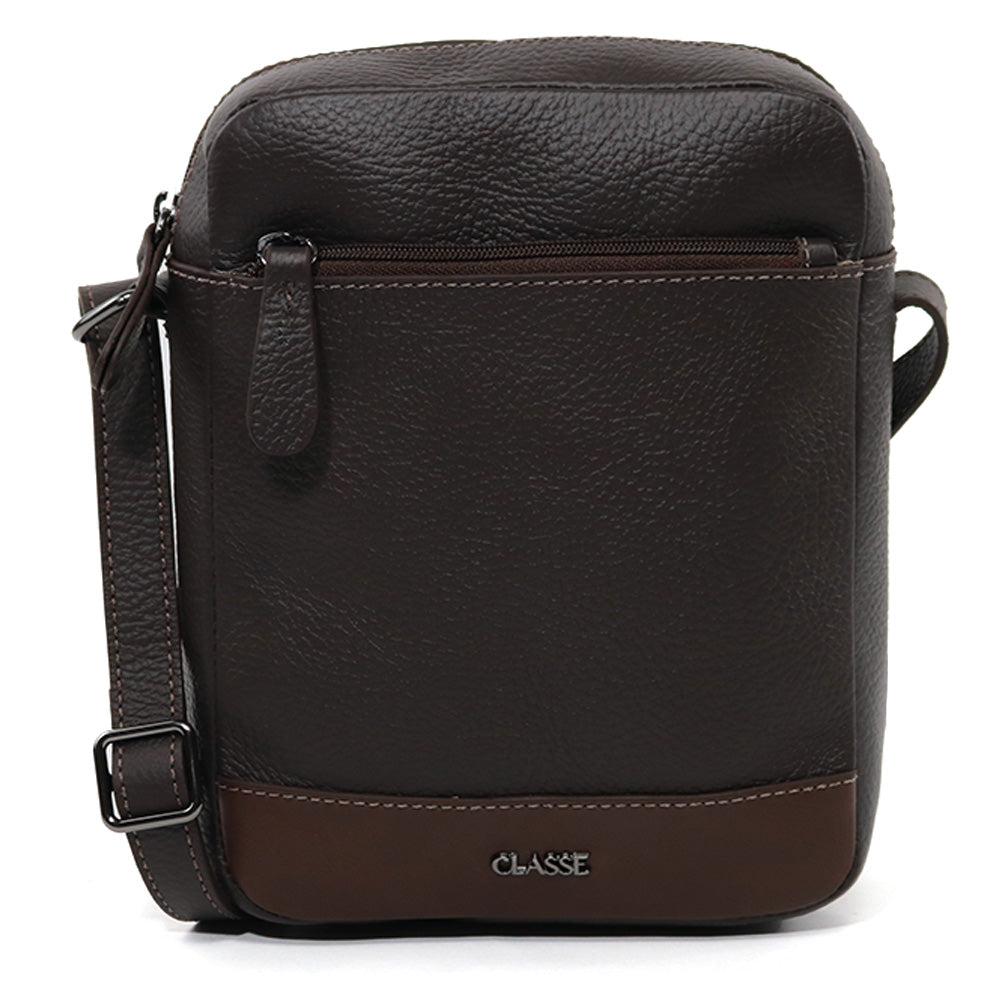 Sholder Bag Masculina de Couro