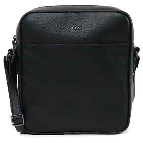 Sholder Bag Masculina de Couro - Preto